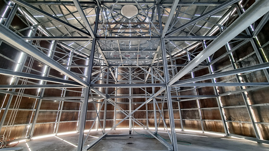 Vulcain - Construction de la citerne