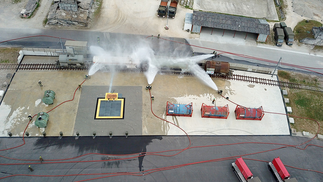 Vulcain - Construction d'un simulateur de feu de train