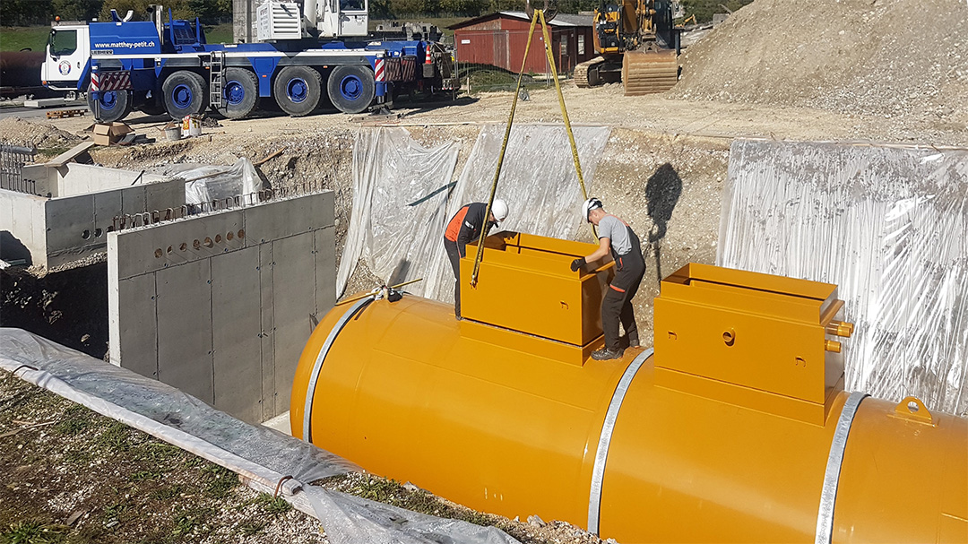 Vulcain - Mise en place d'une citerne de propane d'une capacité de 38 tonnes